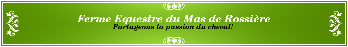 Ferme Equestre du Mas de Rossière